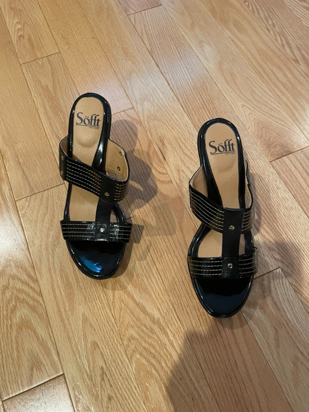 Sofft, Platform Sandals, Size 8.5